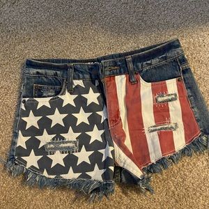 American Flag shorts